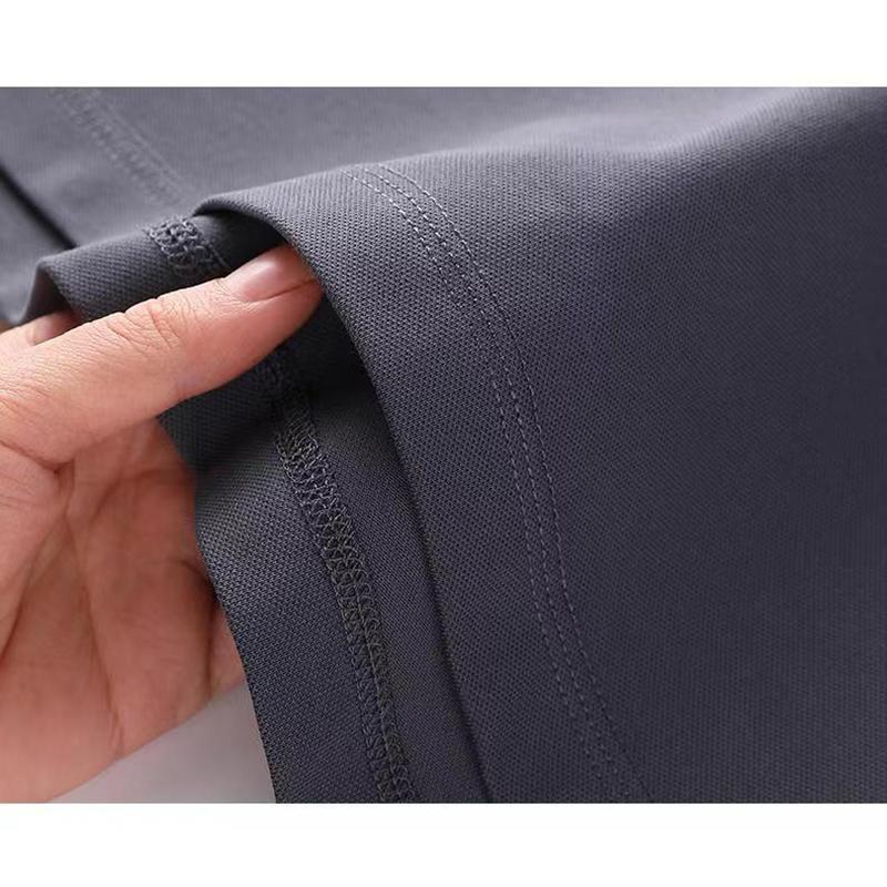 Новая летняя рубашка-поло с вышивкой, хлопковая мужская дышащая рубашка высокого качества с короткими рукавами, деловая повседневная рубашка-поло для мужчин