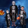 Halloween Skeleton Ghost Costumes for Adults & Kids - Masquerade Outfits with Horror Masks