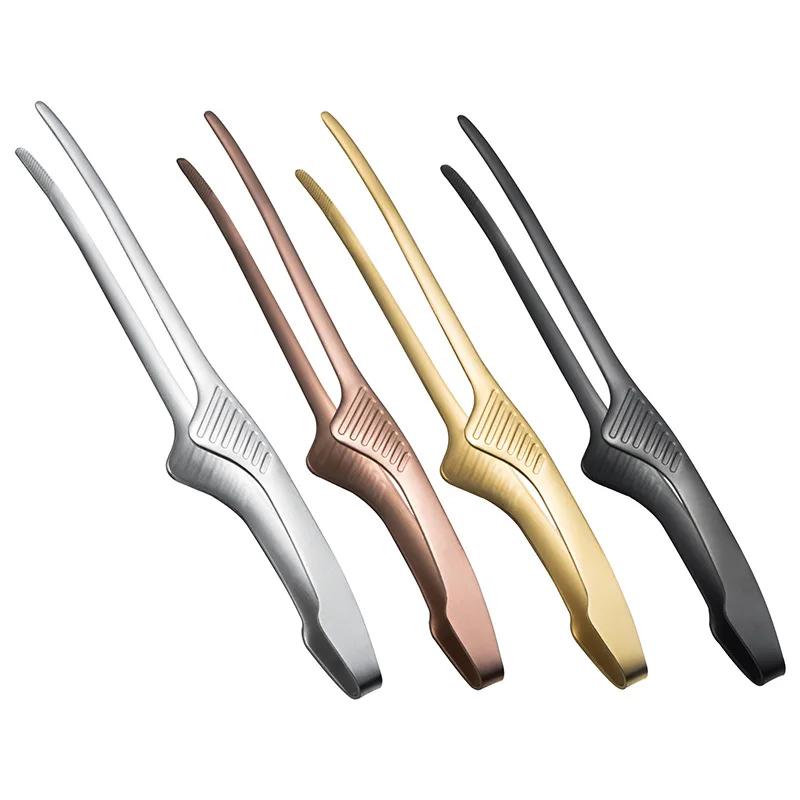 Tongs Bbq Tweezer Clip Stainless Steel Portable Used For Picnic Barbecue Cooking Kitchen Area Tongs Cooking Space Utensils Accesorios Food Chief