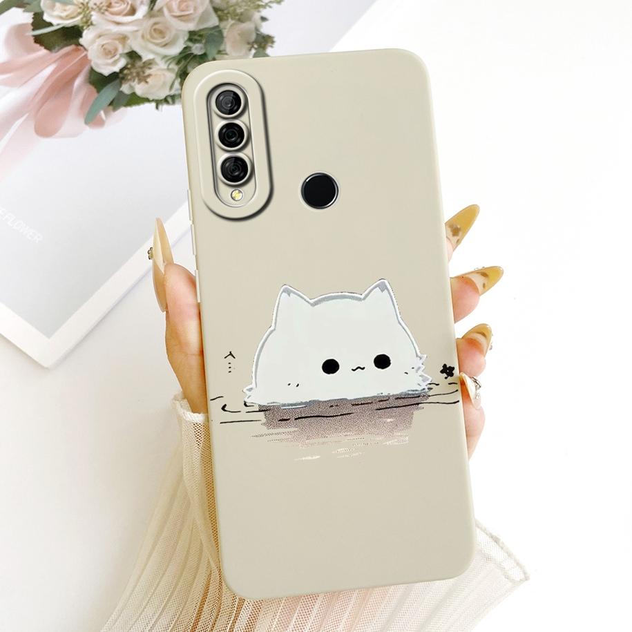 For Huawei P30 Lite Pro Case MAR-LX1M VOG-L04 Cover Cute Cartoon Cat Rabbit Soft Silicone Bumper For Huawei Nova 4e P30Pro Shell