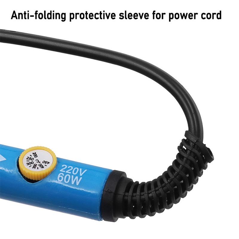 Электрический паяльник с регулируемой температурой, 110 В/220 В, 60 Вт, паяльник, профессиональный сварочный аппарат для олова, термокарандаш, сварочный инструмент для ремонта припоя