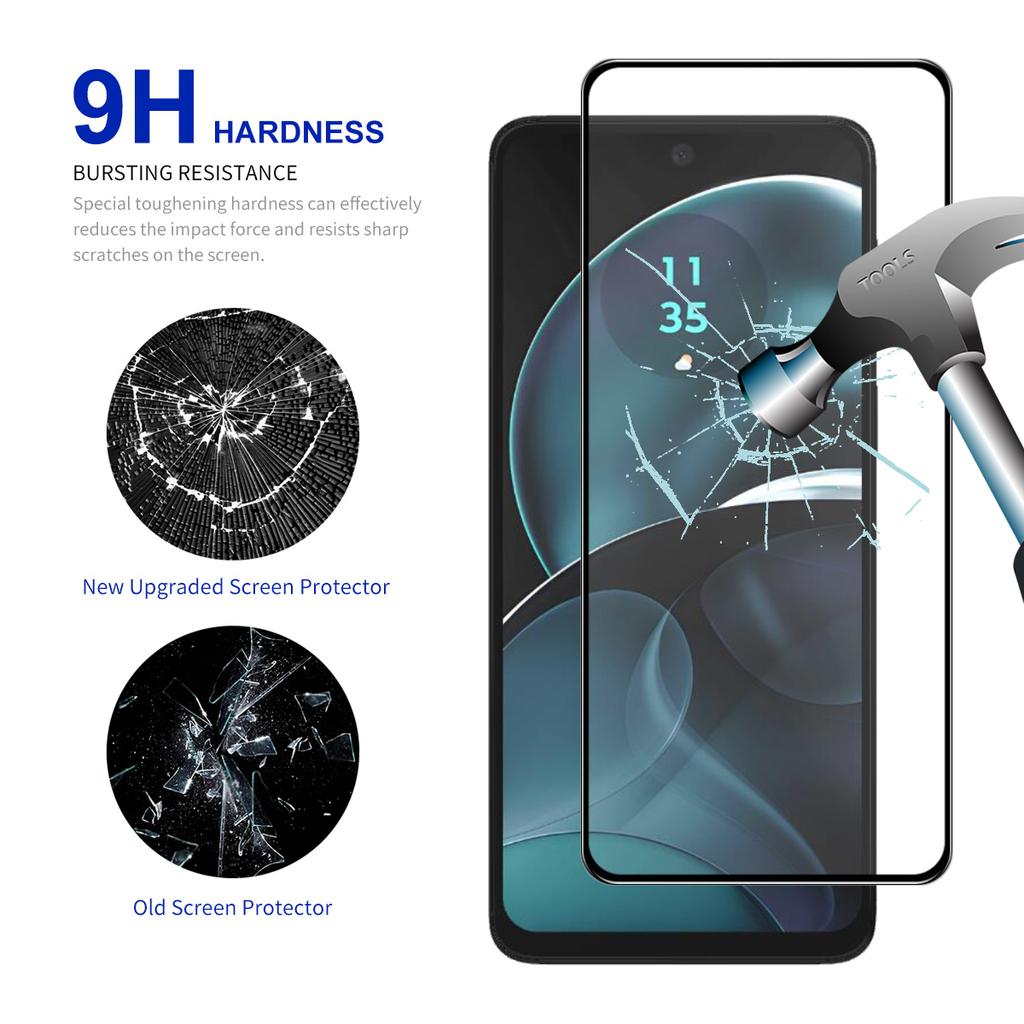 ENKAY HAT PRINCE Для Motorola Moto G14 4G/G54 5G Защитное стекло для экрана из высокоалюминиево-кремниевого стекла 2.5D с шелкографией, устойчивое к царапинам