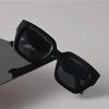 Fashion Sunglasses Women Men Square Mirror Lens Brand Designer Black Sun Glasses Trendy Eyewear Unisex Sexy Vintage