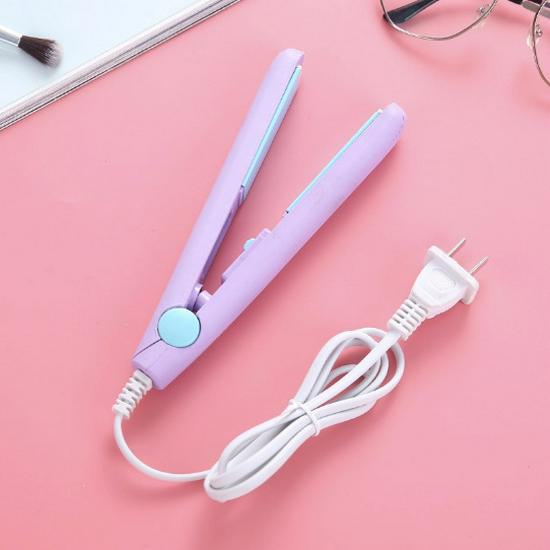 Симпатичные портативные профессиональные щипцы для завивки волос двойного назначения — выпрямление, завивка и создание воздушной челки с помощью щипцов для завивки Splint