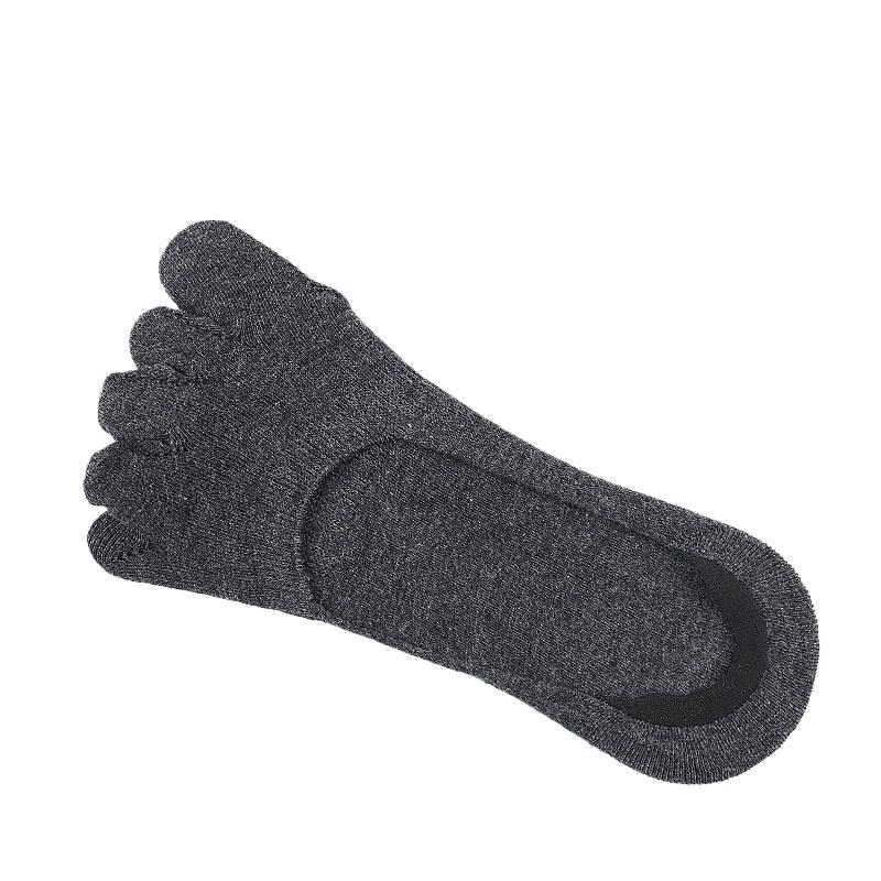 Новые носки с пятью пальцами Женские силиконовые летние носки с пальцами Летние тонкие носки-лодочки с неглубоким вырезом Невидимые носки Мужские