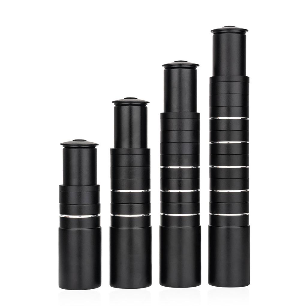 Adjustable Bicycles Stem Riser Aluminum Alloys Bike Handlebars Extender for Improved Biking Experiences