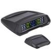 TPMS Wireless Tire Pressure Monitor Detector with 4 Sensors USB + Solar Panel Charging