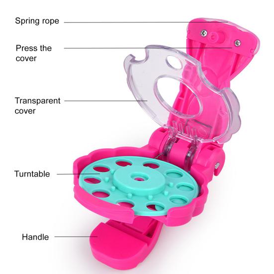 Машинка-аппликатор для украшения волос драгоценными камнями, инструмент для укладки волос принцессы своими руками, игрушка для ролевых игр и переодевания для девочек