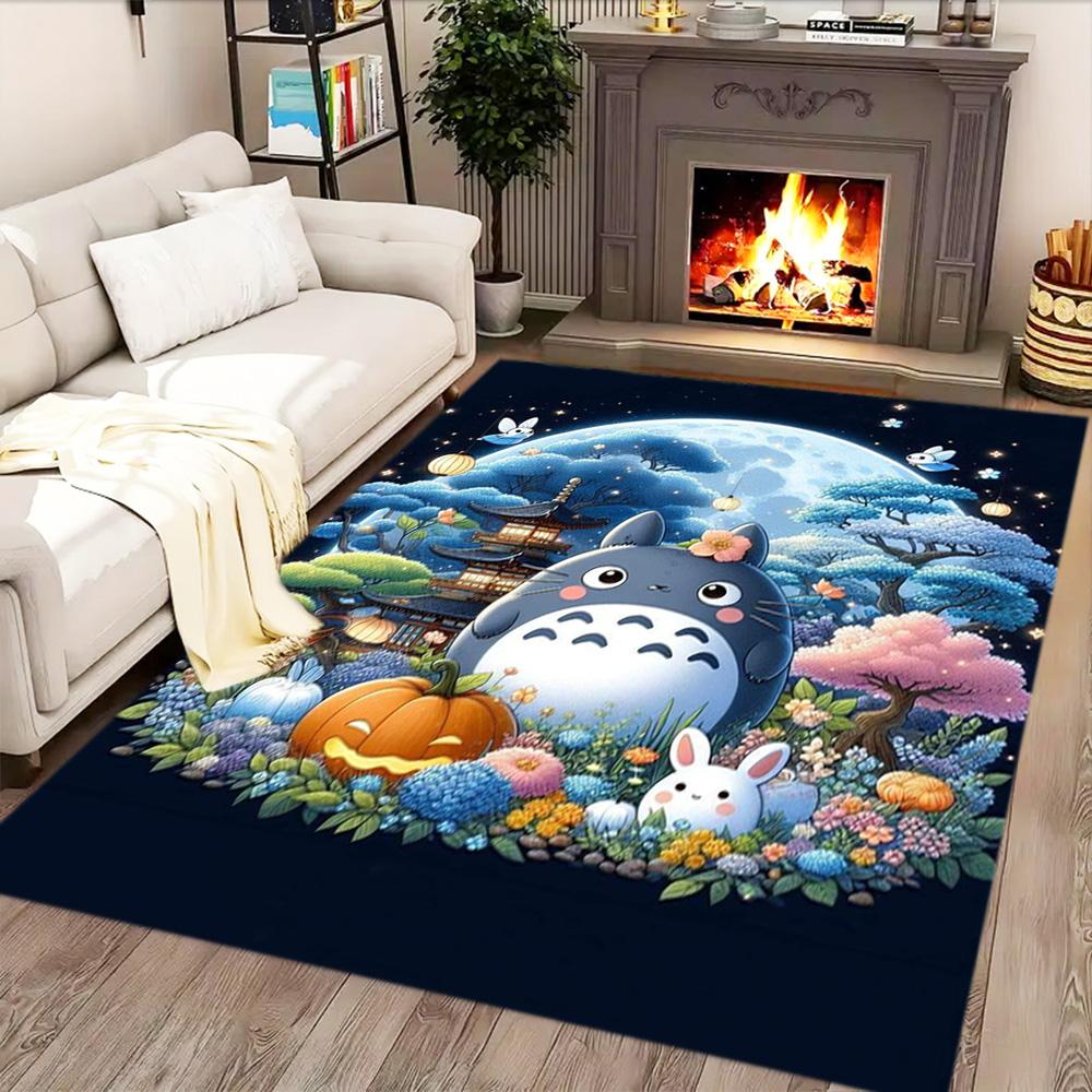 My Neighbor Totoro Fantasy for Living Room rug, Bedroom, Study Room, Hallway Decoration, Perfect for Home Decoration or Holiday Gifts