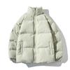 Winter Men Thick Jackets Casual Warm Parkas Solid Color Puffer Jacket Cotton-padded Coats Fashion Outwear Men's Clothing Top