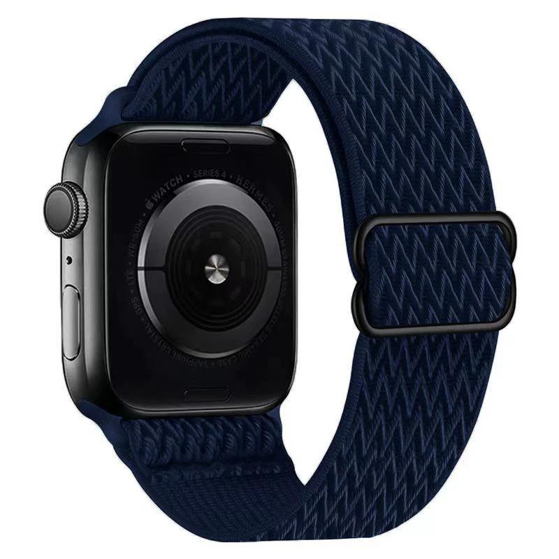Регулируемый нейлоновый петлевой ремешок для Apple Watch Series Ultra 11 10 9 8 7 46mm 45mm 41mm Тканевый ремешок для iwatch 6 5 4 SE 44mm 40mm