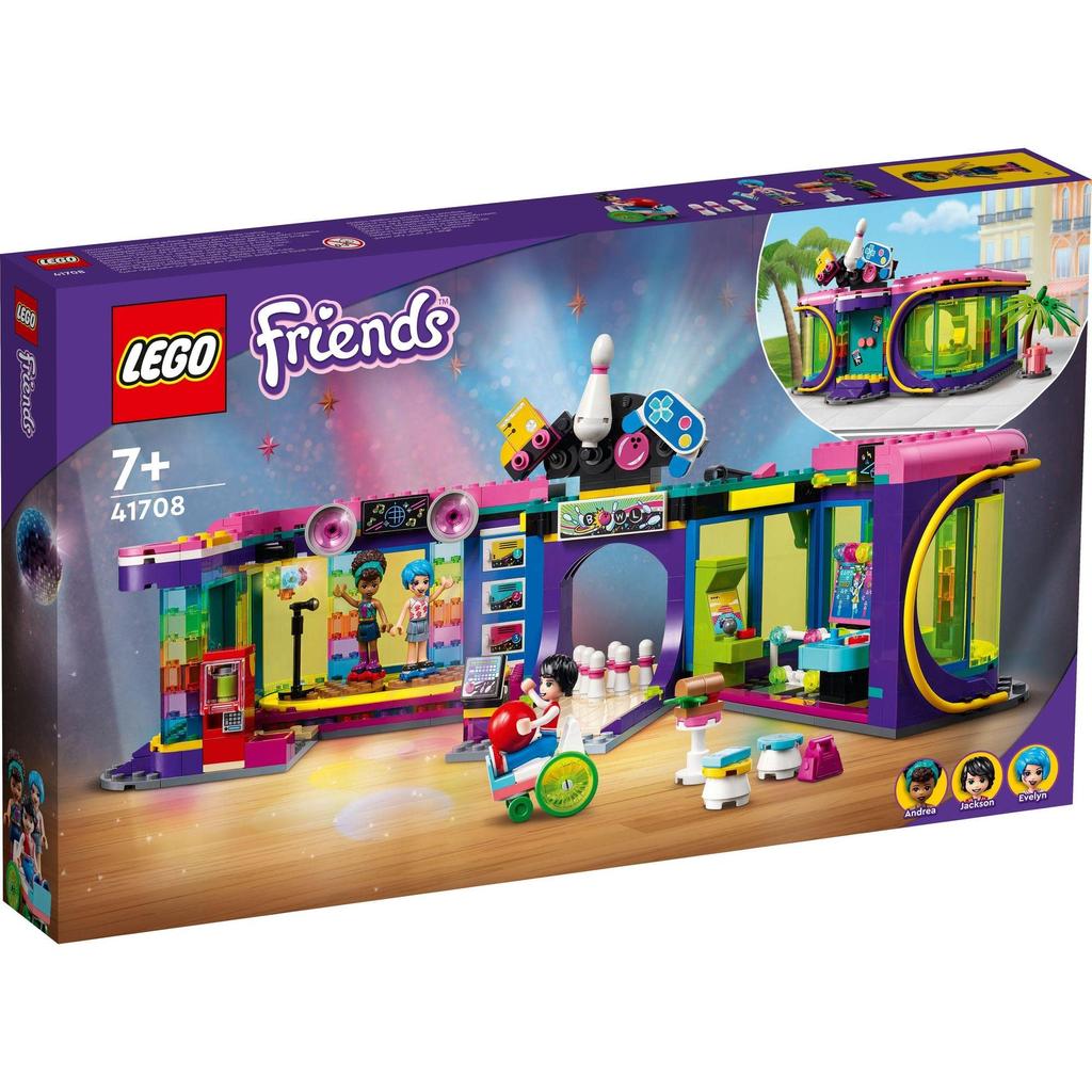 LEGO Friends Roller Disco Arcade 41708 Toy Block Present House Pretend Play Girls Ages 7+