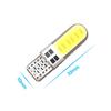 10PCS LED Car Interior Light COB Marker Lamp T10 W5W 12V 168 194 501 Side Wedge Parking Bulb Canbus Auto For Lada Car Styling