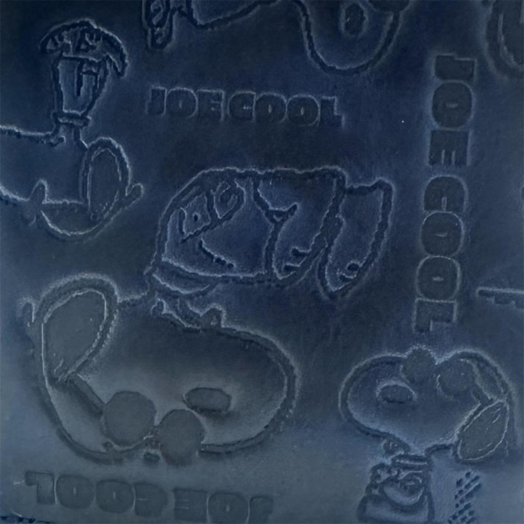 Надайя вин PEANUTS Снупи Кошелек ДЖО КУЛ монограмма NAVY Натуральная Кожа Коровья 73324 Складывающийся вдвое В95×Ш115×Г20мм