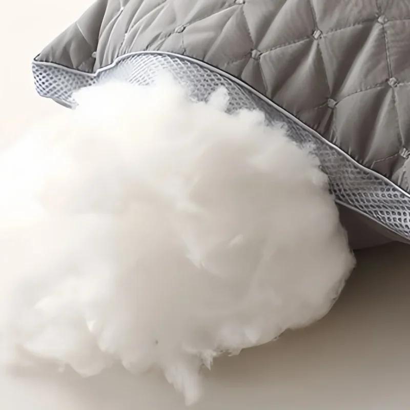 Ортопедическая подушка для поддержки шеи и помощи во сне Высокоэластичный не деформирующийся наполнитель Студенческая одиночная подушка для дома/общежития/отеля