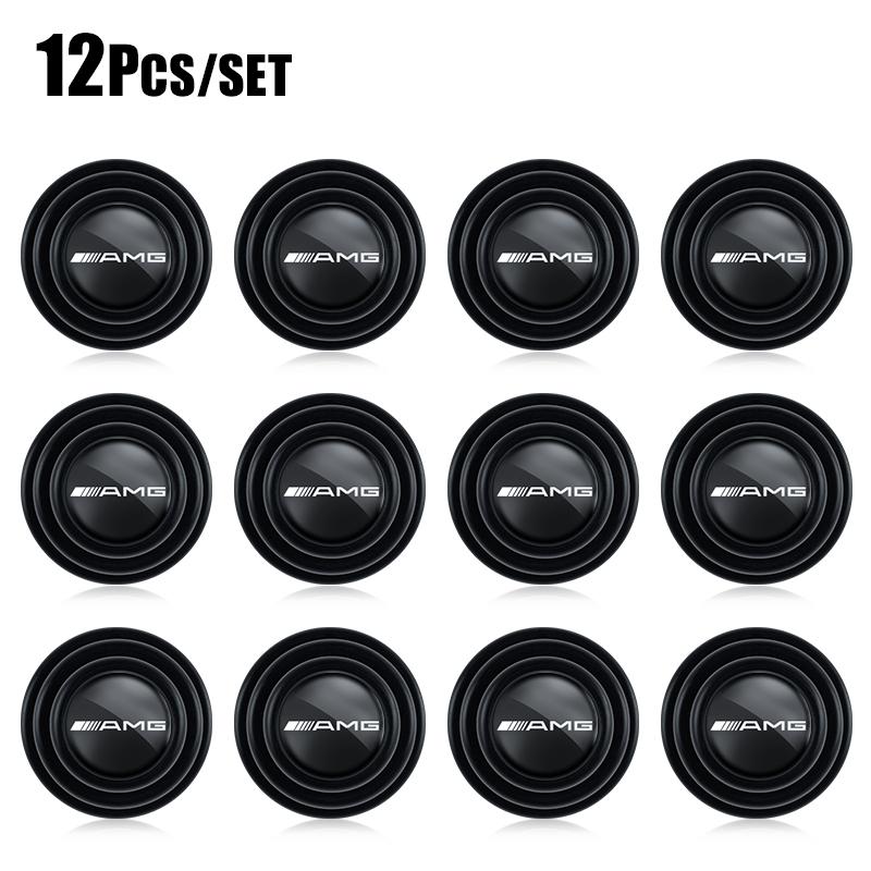 NRZV5 For Mercedes Benz AMG Door Anti-Collision Silicone Pads Sound Insulation Gasket Sticker W214 W205 W204 W206 W213 W212 W211 W222
