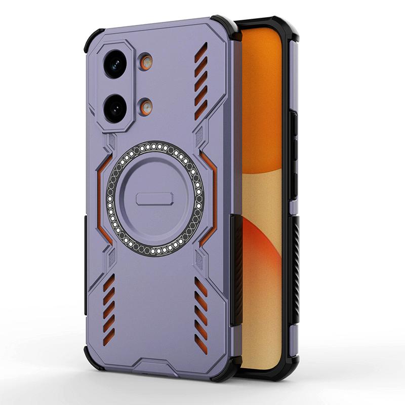 KEYSION Полый корпус с рассеиванием тепла для Xiaomi POCO X8 Pro Max TPU+PC Магнитное охлаждение Ударопрочный чехол для телефона для POCO X8 Pro