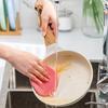 Многоцелевая кухонная щетка-губка для чистки кастрюль, сковородок, фруктов, овощей, инструмент для мытья посуды, случайный цвет