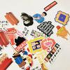 Яркие Водонепроницаемые Наклейки Наклейки Набор для Скрапбукинга и Ноутбуков