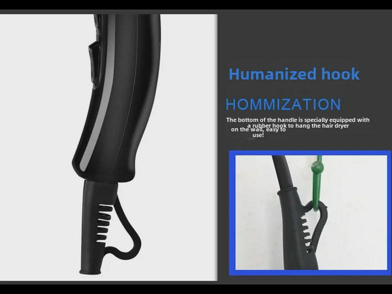 Бесшумный фен высокой мощности Shunrui – 110 В, стандарт США, для использования дома и в общежитии