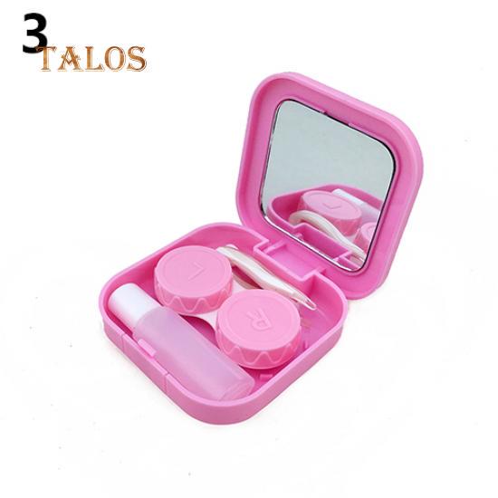 Держатель для хранения Зеркальная коробка Портативный футляр для контактных линз Контейнер Дорожный набор