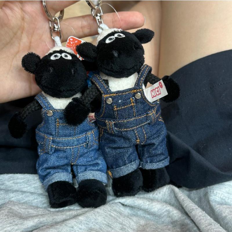 Рукоделие Мультяшная Овечка Рюкзак Модель Брюк Шарм Комната Брелок Настольное Мини-Украшение Праздничное Украшение Мягкая Кукла Подарок для Любителя