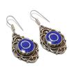 Lapis Lazuli Handmade Jewelry Earring 1.81" G8J39