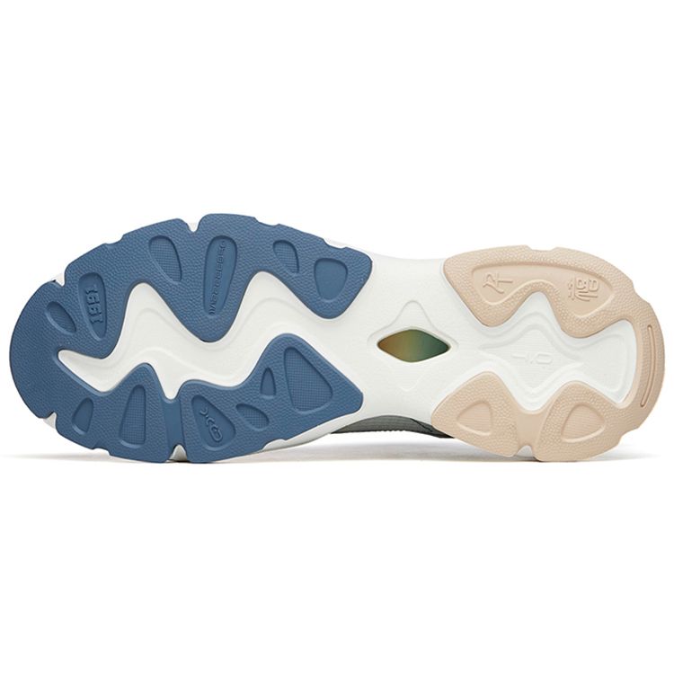 Anta Кроссовки мужские Millennium 4.0 с нескользящей износостойкой подошвой, спортивные, повседневные, белые, серые, серебристые 112228890-3