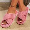 Women Autumn and Winter Warm Indoor Home Cotton Slippers