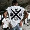 Summer New Arrival One Piece Pattern Tshirt unisex anime print casual shortsleeved fashionable streetwear top Y2K style