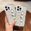 Чехлы для мобильных телефонов iPhone 11 13 XR 15 Pro Max 12 14 Pro Max чехол для iPhone 16 7 Plus 8 Plus XS Max Мультяшный узор Защита от падений Ударопрочный