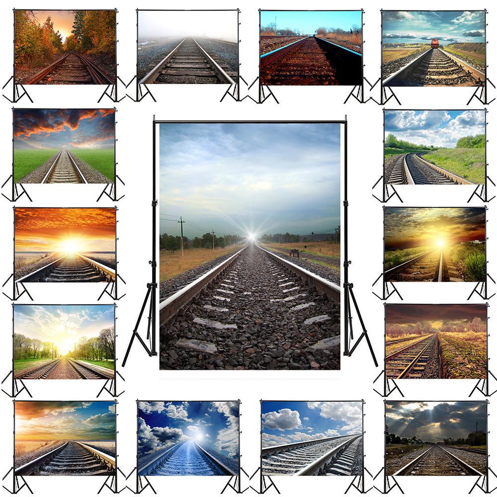 Railway Landscape Backdrop for Studio,Live Streaming,Parties Decor,Bedroom,Office,Background Tapestry