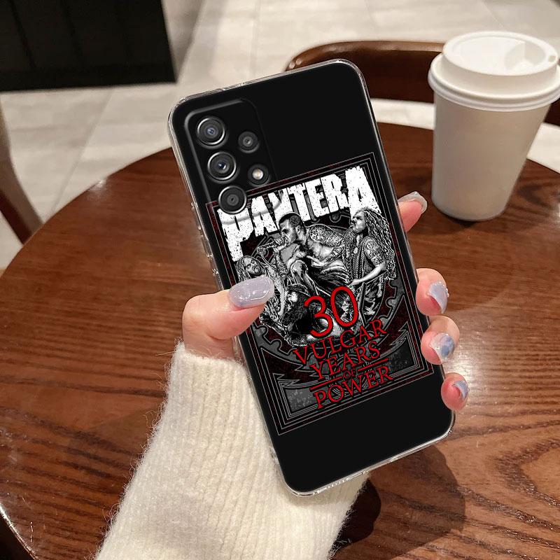 Чехол для телефона Pantera Rock Band Darrell для Samsung Galaxy A55 A54 A52 A53 A15 A14 A13 A21S A23 A51 A34 A35 A33 A32 A72 Прозрачный чехол