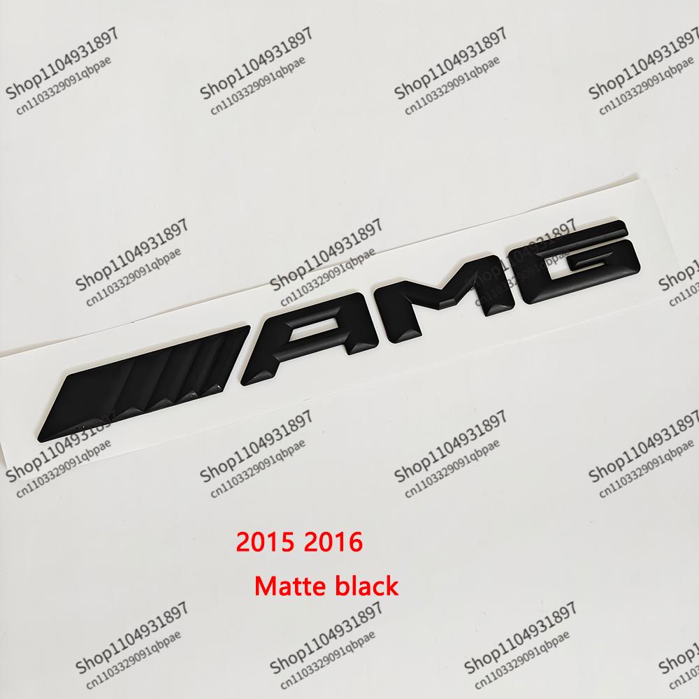 3D ABS Черный Логотип Эмблема AMG Буквы Значок на Багажник Автомобиля Для Mercedes Benz W204 W205 W176 W177 W212 W213 Наклейка AMG Аксессуары