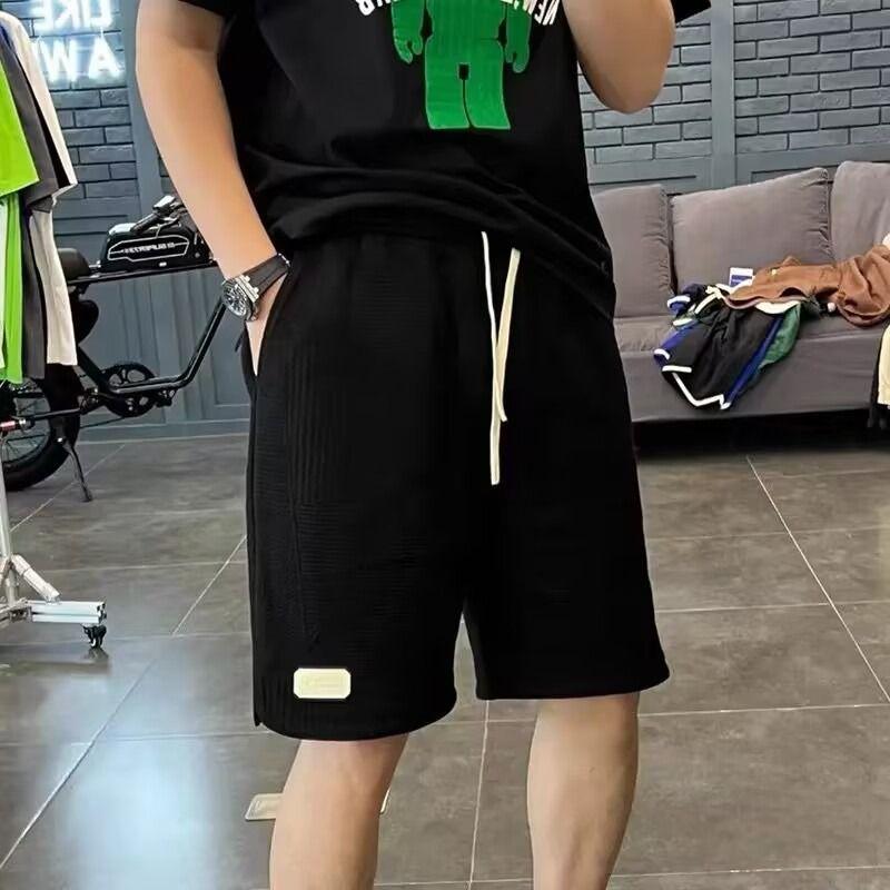 Мужская одежда Спортивные шорты Летние Легкие Свободного кроя Прямого кроя Повседневные Универсальные Модные Новинка