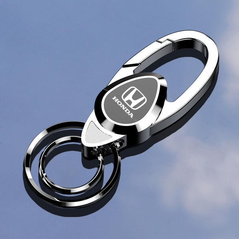 Metal Car Keychain Key Chain Decoration Pendant For Honda Mugen Jazz Insight Freed Fit CRV Civic Accord City Keyring Accessories LK6