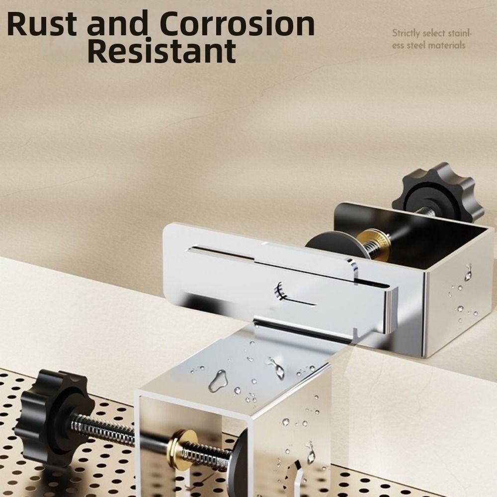 Stainless Steel Positioning Hole Opening Tool  Cabinet Door Installation