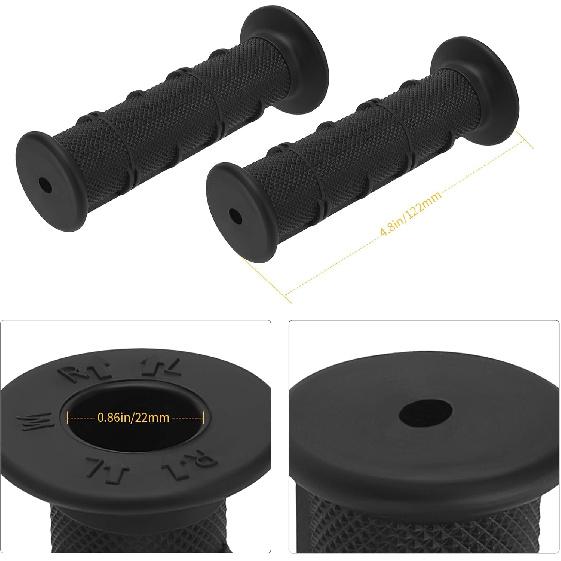 M MATI Handlebar Grips For Yamaha Raptor Grizzly Kodiak Bruin Big Bear 80 125 200 250 350 400 450 550 660 700 YFM250 YFM350 YFM400 YFM700 YFZ450