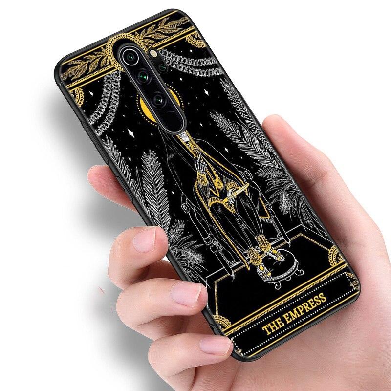 Чехол для телефона Le Tarot Egyptien de Dusserre Art для Xiaomi Redmi Note 11 10 9 8 Pro 11T 10T 10S 9S 8T 9 9A 9C 9T, черный мягкий чехол