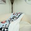 Cartoon Panda Blanket Autumn/Winter Thick Warm Air Conditioning Blanket Milk Velvet Cover Blanket Student Napping Blanket