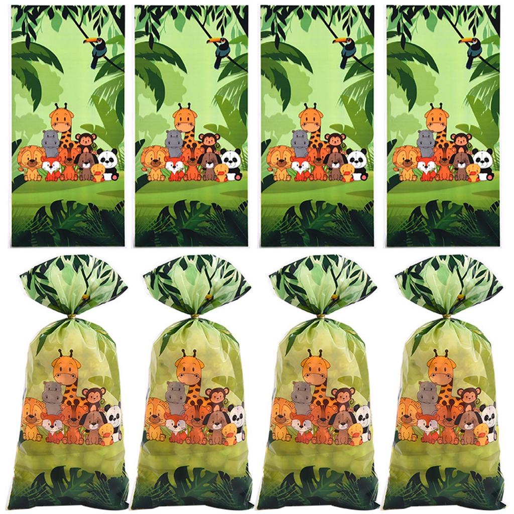 Forest Zoo Pattern Opp Flat Pocket Small Fresh Animal Series