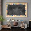 80Pcs Boho Bulletin Board Border Love Heart Hand Dot Semi-circle DIY Back To School Classroom Chalkboard Decoration Sticker Kit