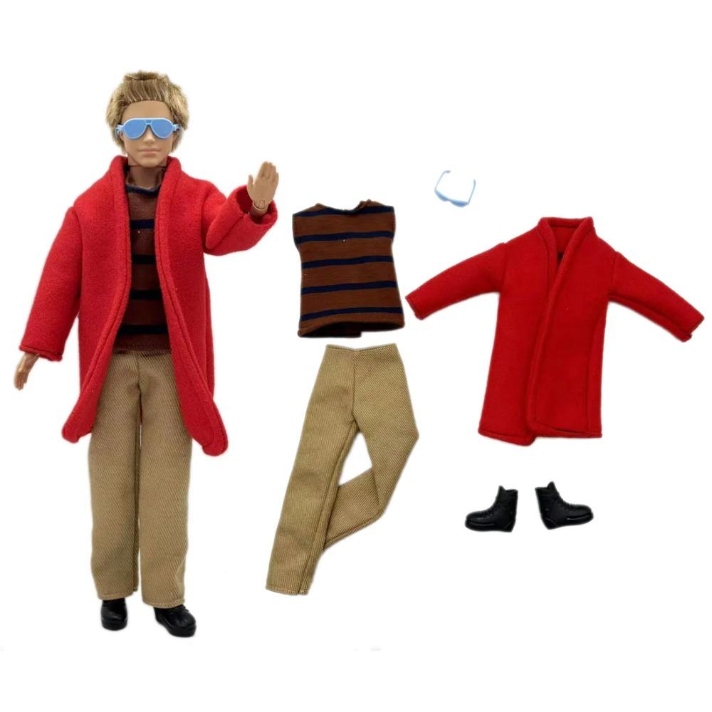 1 Set Ken Cloth Handmade Handsome Doll Accessories Casual Wear Suit for 30cm 12inch Ken Doll Suit Kids Gift