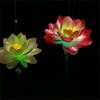 Flower Lantern Chinese Portable Lotus LED Lantern Mid-Autumn Lantern Lotus Light Festival Lantern