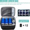Insulated Lunch Bag for Women Reusable Adjustable Lunch Box with Men Shoulder Strap Leakproof