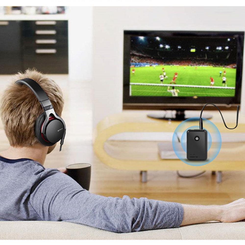 Адаптер беспроводного Bluetooth-передатчика-приемника 2-в-1 для домашней стереосистемы, телевизора, аудио A2DP