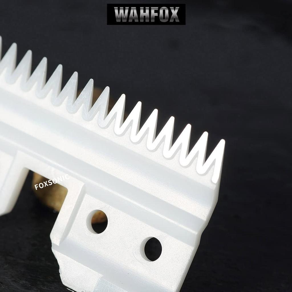 WAHFOX 3pcs Fast Feed Ceramic Blades for Oster Fast Feed Clipper Oster A5 Fast Feed Ceramic Blades Fast Feed Replacement Blade A5 Replacement Blade