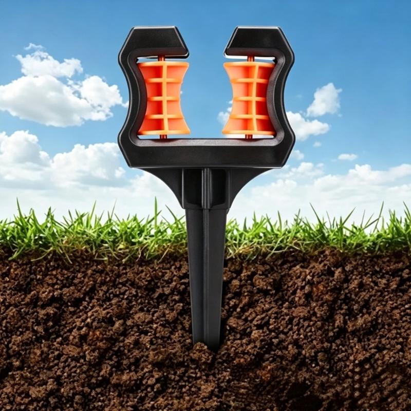 2pcs Stable Hose Directional Support Brackets Durability Outdoor Hose Management Frame For Efficient Garden Watering