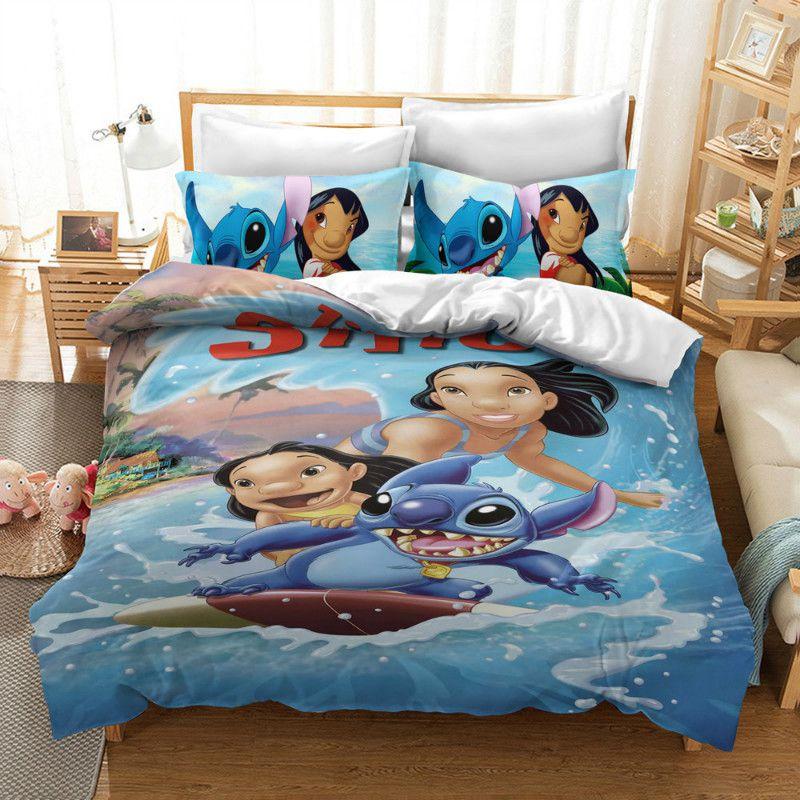 Cozy Lilo Stitch Bedding Set With Stylish Duvet Cover And Pillowcase Design