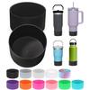 2pcs for Stanley Boots, Silicone Bottom for Quencher Adventure, 40oz, 30oz, IceFlow 20oz, 30oz Bottles, Hydro Flask Tumbler 12~24oz Stanley Cup Access